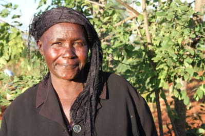 Florence Nzilani Musau, chairlady of the Nyeki Ndune self-help group