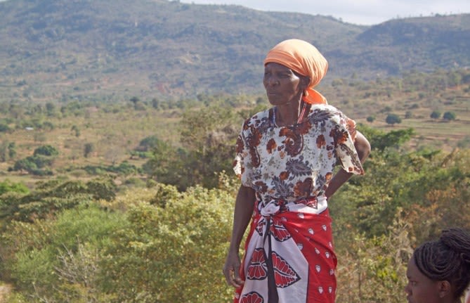 Member of the Kyeni Kya self-help group, southeast Kenya